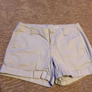 Elle Tan Cuffed Chino Shorts